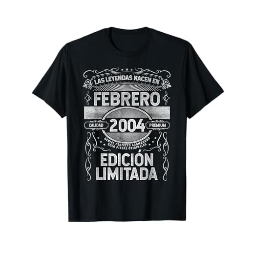 Las Leyendas nacen en Febrero de 2004 - 20 Años Cumpleaños Camiseta