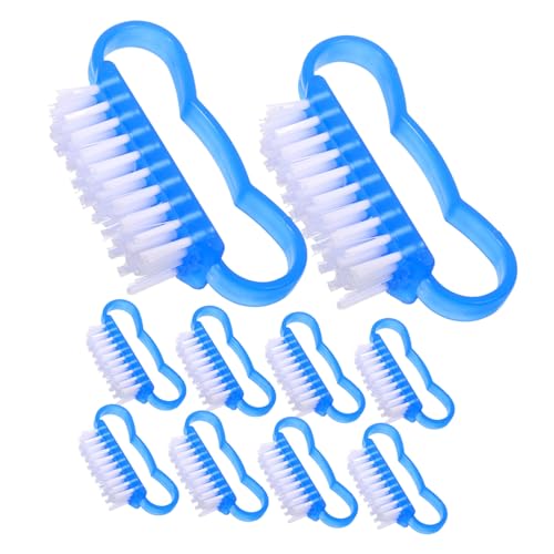 Generic �l�C���N���[�i�[�u���V 10���� ? �v���X�`�b�N�n���h���ϖ��Ր��܃u���V �葫�����p�[�\�i���P�A�A�C�e�� (7.00X3.50X1.60CM,��)