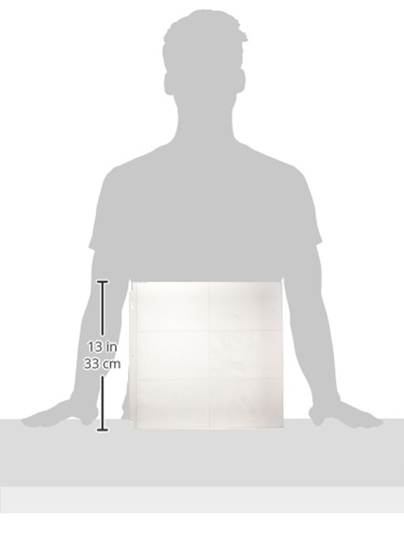 Doodlebug Design Horizontal Photo/Recipe Card Protectors for Scrapbooking, 12 by 12-Inch