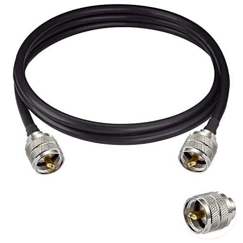 Câble PL 259 UHF mâle coaxial RG58 1M faible perte talkie-walkie