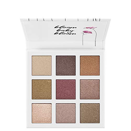 Essence Good Vibes Good Memories Eyeshadow Palette Nr. 01 bloom, baby, bloom Inhalt: 13,5g Lidschatten in 9 Nude- und Brauntönen für die Augen.