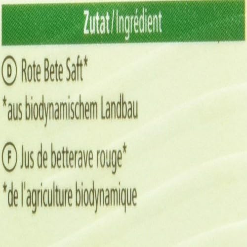 Alnatura Bio Rote-Beete Saft, milchsauer vergoren (1 x 500 ml) (Packung mit 6)