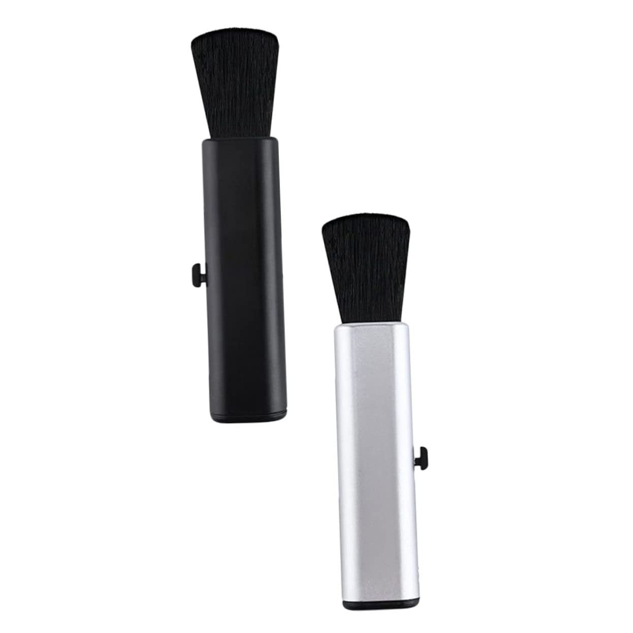 FUNOMOCYA Dust Brush for Guitars Piano Cleaning Kit 2pcs Retractable Guitar Cleaning Brush Music Instrument Cleaner Wool Material