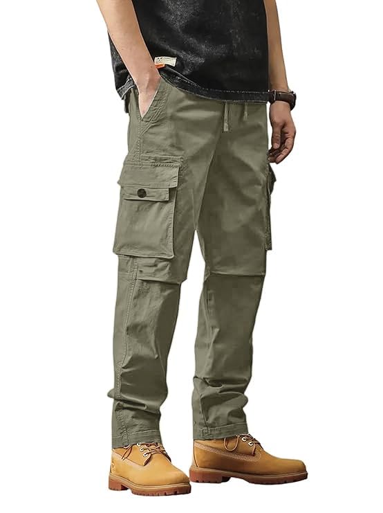 Image of Vogaan Men's Cargo || Cotton Cargo Pants || Cargos for Men || Men Cargo Pant