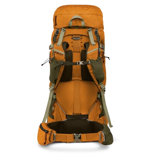 Image of Kelty Glendale 65L to 105L Internal Frame Backpack - Multi-day Backpacking Thru Hiking Pack, Adjustable Suspension, Customized Fit (Cathay Spice, 65L)