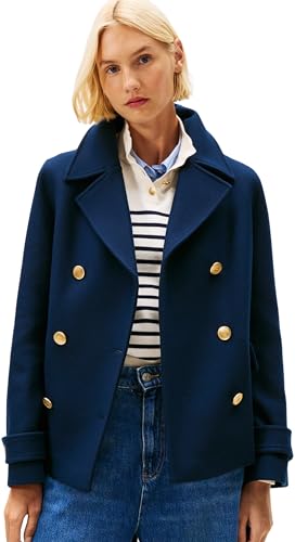 Manteau court Tommy Hilfiger femme idéal pour l'hiver et le bureau