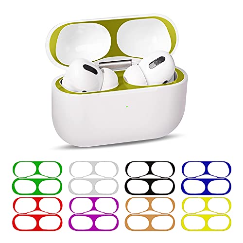 CM Tech AirPods Pro ダストガード AirPods Pro 第2世代 スキンシール 金属粉汚れ防止 エアーポッズ ガードカバー 極薄 0.04mm