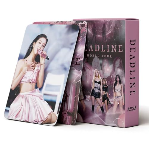 BCHMN BP Photocards Kpop Merch Geschenke für BP Born Pink World Tour (55 Lomo Karten C)