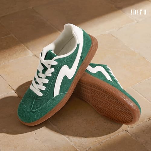 Image of IDIFU Womens Fashion Sneakers Comfortable Cute Casual Tennis Shoes