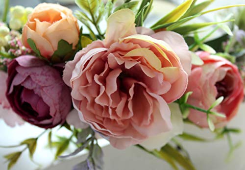 Image of Vivivalue Handmade Adjustable Flower Wreath Headband Halo Floral Crown Garland Headpiece Wedding Festival Party