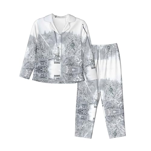 Pyjama 2 pièces confortable et chaud à manches longues pour les nuits froides