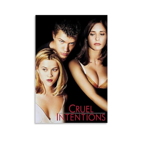 Cruel Intentions Movie Poster Canvas Art Posters for Room Aesthetic And Wall Art Picture Living Room Decor Poster 08x12inch(20x30cm) Unframe-style