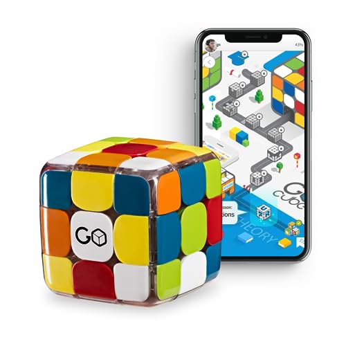 Gocube Edge, The Connected Electronic Bluetooth Cube - Award-Winning 3X3 Speen Cube - App Enabled Interactive Smart Cube - Best Teen Boy Gifts Age 14 And Up - Stem Brain Teaser Puzzles - Free App #TOP2