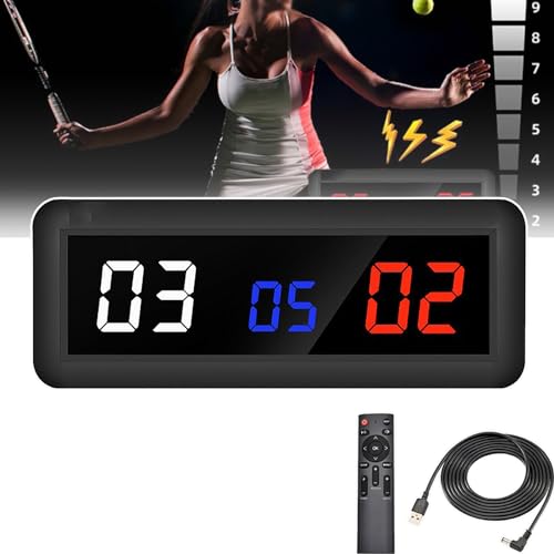 Tableau de bord numérique portable LED avec télécommande blanche - 7
