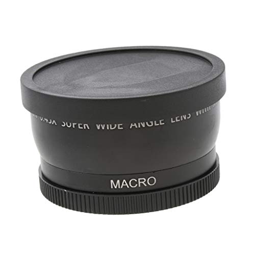 gazechimp Lente Grande Angular 58mm 0.45x Com Macro Para Câmeras Canon Nikon Pentax Sony