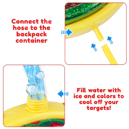Image of Zest 4 Toyz Holi Pichkari Water Gun for Kids Boy Girl Powerful High 3.4Ltr. Pressure Water Tank Spray with 100 Balloon, Motu PATLU (Crazy Tank)