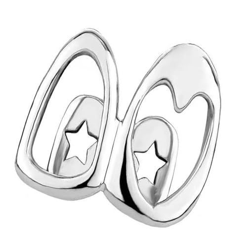 Rdxanc Grillzs en cuivre plaqué cœur creux - Accessoire portable pour les fêtes et les amateurs de mode