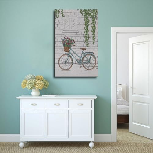 Impression sur toile vintage vélo 50x75 cm pour salon - 4