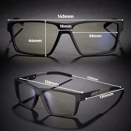 Image of Horus X • Blue Light Glasses Men Women | Blue Light Blocking Glasses for Screen Anti-Fatigue Eye Migraine | Gaming Revolution Clear