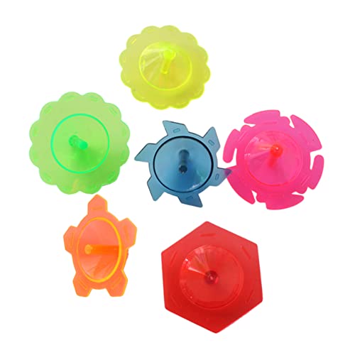 Abaodam 100 Pcs Boys and Girls Toys Plastic Spinning Tops Hand Twisting Fidget Toys for Children