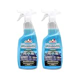 Ma-Fra Waterless Lavaggio Auto Senza Acqua 2 Pezzi – Lava e Lucida a Secco, Formula Lubrificata Anti Graffi, Pulitore Carrozzeria Senza Aloni - Confezione 2 Pezzi