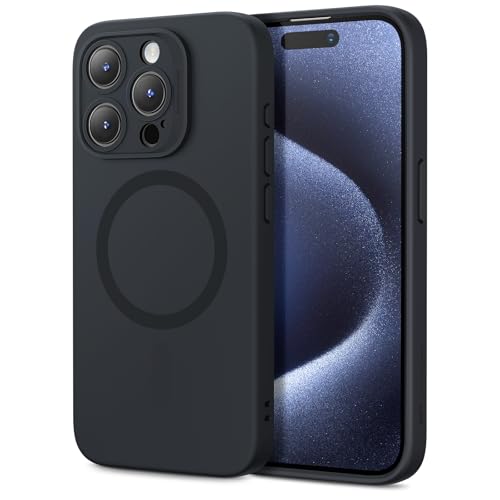 ESR Cover in silicone per iPhone 15 Pro Max, Negro