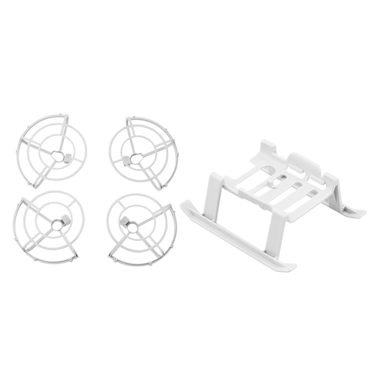 NOLITOY Kit de Protección para Hélices y Patas Elevadoras para Dron Mini Accesorio Ligero y Compacto para Aumentar Altura de Aterrizaje Fácil Instalación y Transporte Compatible con