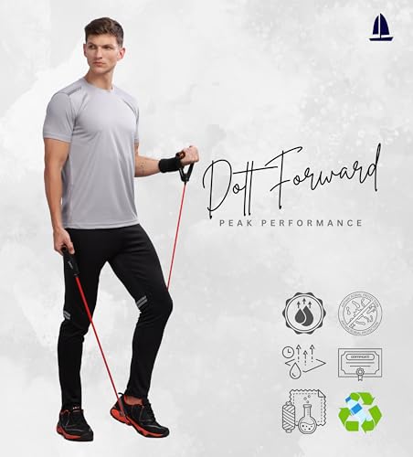 Image of Men's Regular Fit Quick-Dry Active T-Shirt for Gym & Sports - Stylish, Comfortable, and Perfect for Workouts & Everyday Wear