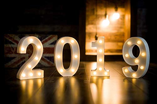 Image of Marquee 9 Number Shaped LED Light Lamp for Decoration Decore Walls Hanging Birthday Party Wedding (Nine)