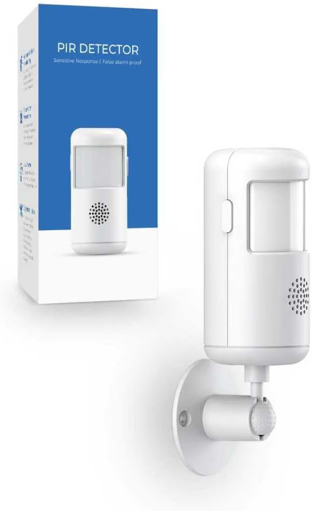 PGST Zigbee Indoor Motion Sensor Alarm Home Security System,Long Battery Life for Smart Life Instant App Alerts,Easy to Install Suitable for Yards/Attic/No-Trespass Zones NO Monthly Fees