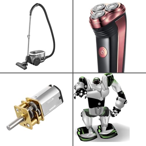 Mini Getriebemotor, N20 DC 12V 300RPM Untersetzungsmotor Mini-Verzögerung Getriebemotor Mikromotor für Roboter-Smart-Auto 3D-Druck