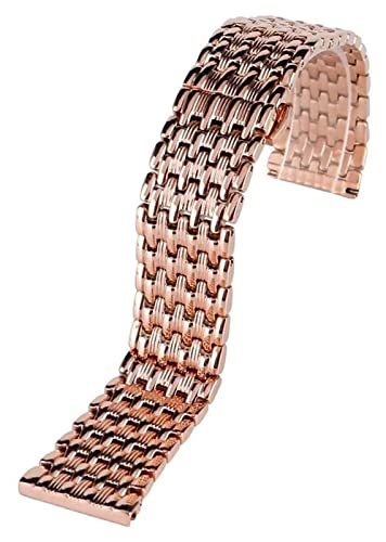 Bracelet montre or rose en acier inoxydable idéal pour offrir en cadeau