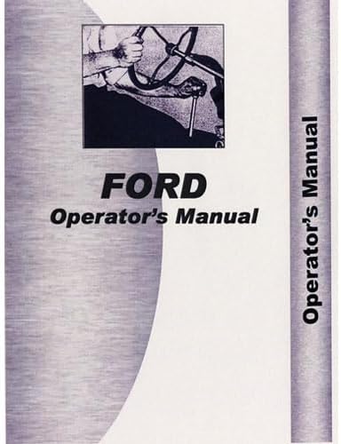All States Operator's Manual fits Ford 501 541