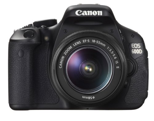 Image of Canon EOS 600D (EF-S 18-55IS II & EF-S 55-250IS II) Combo Kit with SD Card and Camera Bag
