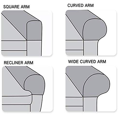 Eivmax Set Of 2 Waterproof Pu Leather Stretch Armrest Covers For Chairs And Sofas Armchair Slipcover For Recliner Sofa Anti-Slip Washable Red Wine Sofa Arm Covers Protector (Red Wine) #TOP4