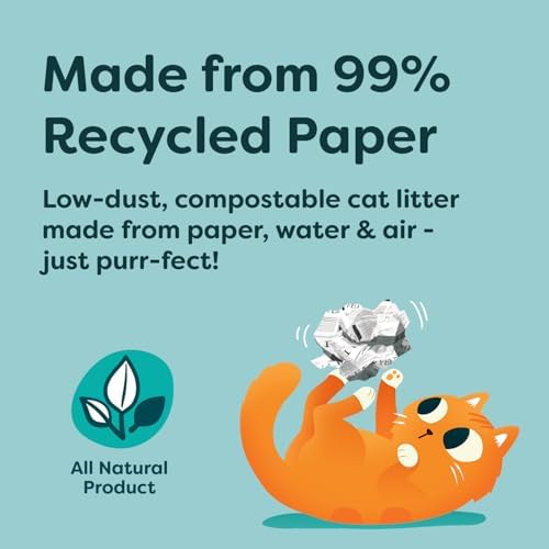 Breeder Celect All-Natural Cat Litter (30L) – 99% Recycled Paper, Highly Absorbent Kitten Cat Litter/Bedding, Excellent Odour Control, Non-Clumping, Biodegradable & Compostable - View 6