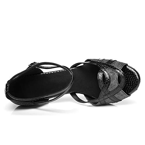 Latin Dance Shoes Ballroom Dance Shoes Women Professional Salsa Practice Performance Dancing Shoes2