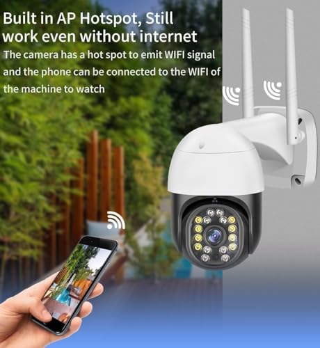Image of TP PLUS 3MP WiFi Light Bulb Camera for Home Ind (Black Dome)