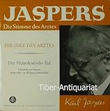 KARL JASPERS / Die Stimme des Arztes / DIE IDEE DES ARZTES / Der Hippokratische Eid - Griechisch und deutsch von Wolfgang Schadewaldt / 1960 / Klapp-Bildhülle mit mit 4 seitiger original Text-Einheftung / WERK-VERLAG # ASWV 001 / BAYER WERBEPLATTE