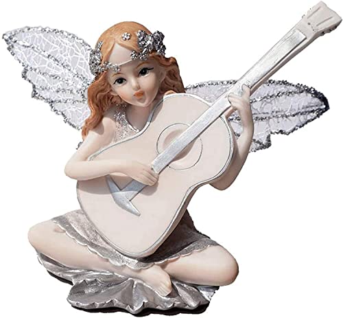 Statue fée fleur figurine ange résine décoration table mariage