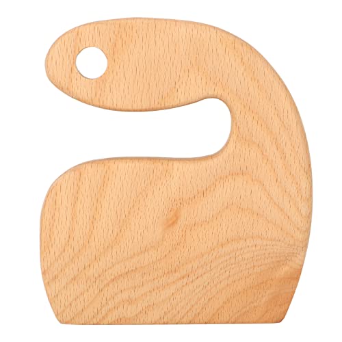 Cortador De Madeira Seguro MOUMOUTEN - Faca De Cozinha Infantil Com Padrão Girafa De 11 X 9,5 Cm, Fa