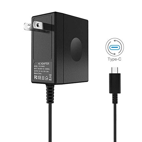 AC Adapter for Nintendo Switch and Switch Lite Power Adapter with 5FT Cord