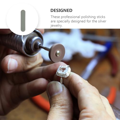 Varillas para pulir plata PRETYZOOM de tamaño mini: restauración y lijado eficaz de joyas 6