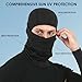 Black Balaclava Black Ski Mask for Men Full Face Mask Men Shiesty Ski Mask Women Motorcycle Summer Face Cover Sun UV Protection Football Snowboarding