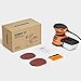 DOVAMAN ROS01A Orbital Sander, 3A Random Orbit Sander, 6 Variable Speeds, Up to 13000 rpm, 12pcs Sandpapers, 5in Sanding Pad, Dust Collection, Electric Tool Perfect for Woodworking