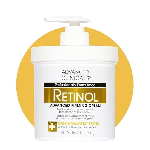 Advanced Clinicals Retinol Body Lotion Moisturizer Face Lotion & Body Cream | Crepey Skin Care Treatment Targets Look Of Crepe Skin, Wrinkles, Sagging Skin, & Sun Damaged Skin, 16 Oz