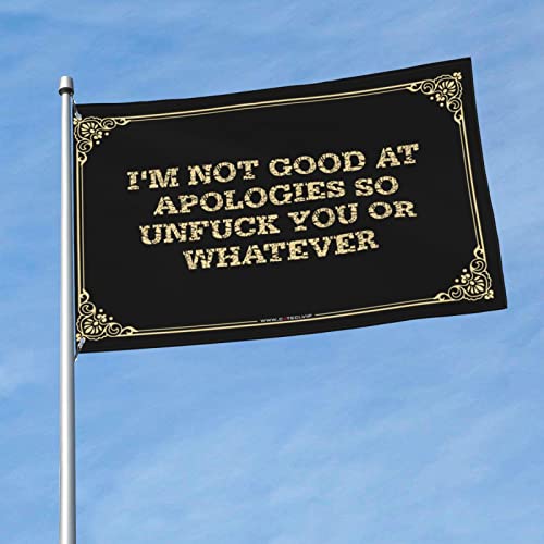 Funny flags for college dorm et grand drapeau humour 152x244 cm pour décoration de chambre