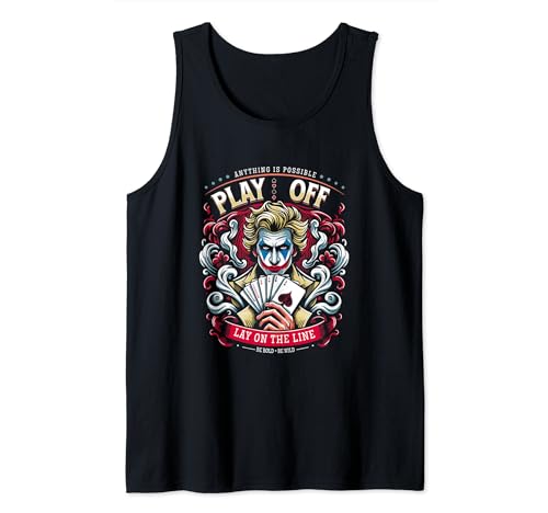 Lay on the Line Playing Card Tank Top