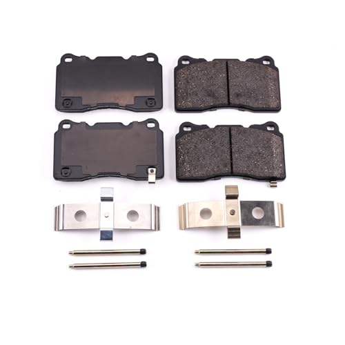 Image of PowerStop Front Brake Pads for Buick Regal 2012-17 |Regal Sportback 2018 |Cadillac ATS 2013-15 |ATS 2017-19 |CTS 2004-07 - Z17 Ceramic Brake Pads with Installation Hardware, 17-1001