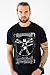 Camiseta con Guitarra Electrica DA Vinci Rock Hombre Negro XXXL